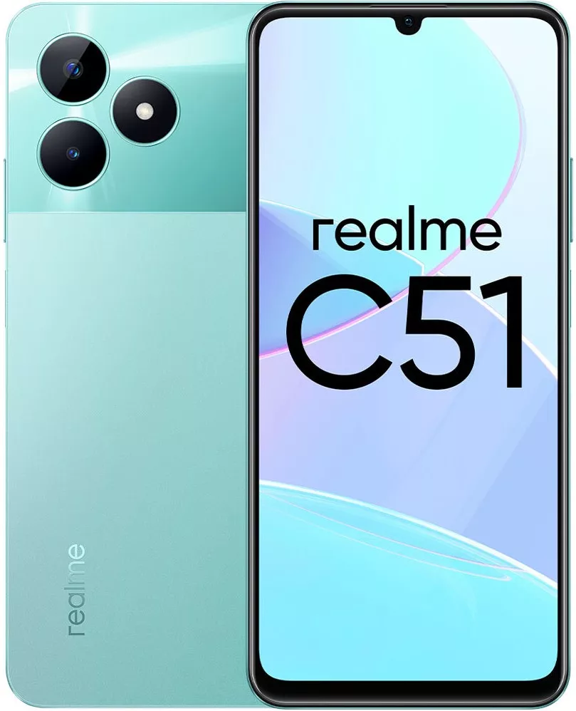 Смартфон Realme C51, 4.128 Гб, зеленый
